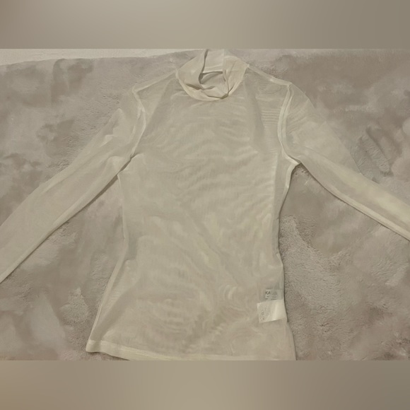 ❌❌SOLD ❌❌KATE KASIN- Mesh Top Long Sleeve Sexy Shirt - Picture 4 of 6